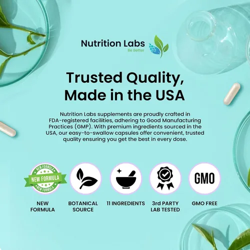 Vista 5 de Suplemento Candida Cleanse para equilibrio y apoyo, desintoxicación de candidasa, mujeres y hombres. Salud intestinal y flora, nivel de pH, salud