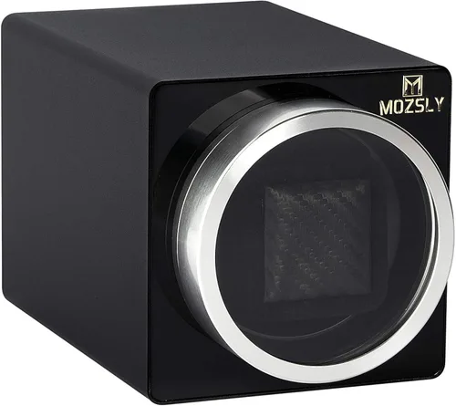 Vista 7 de MOZSLY Reloj Winder para Relojes Automáticos 12 Modo de Rotación con Bastante Motor Metal