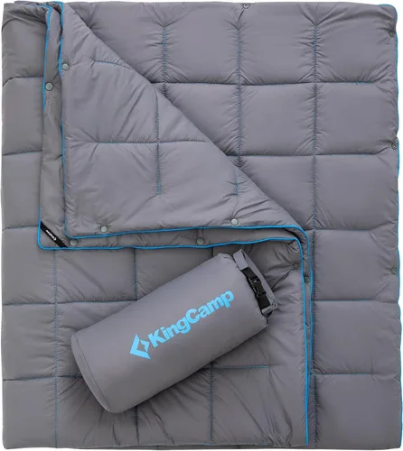 Vista 20 de KingCamp Manta de camping ultraligera, manta plegable portátil, 79 x 57 color fantasía (Canoe)