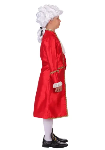 Vista 3 de Disfraz de Mozart para niño Multicolor