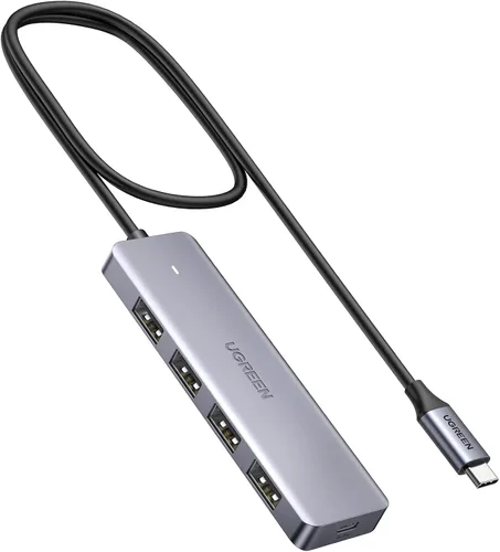 Vista 10 de UGREEN Hub USB C a USB A con 4 USB 3.0 para Laptop, MacBook Pro/Air, Mac mini M4, iMac, iPad Pro, Chromebook, Dell XPS, Galaxy S23 y Más, 0.5FT