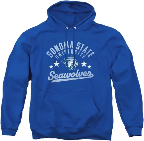 Vista 193 de LOGOVISION Colección oficial de sudaderas con capucha para adultos con capucha de la mascota desgastada Abilene Christian Wildcats