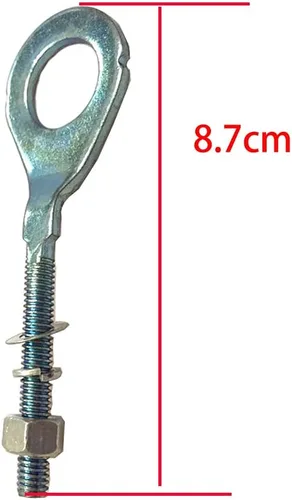 Vista 4 de Cadena delantera del eje ajustador tensor regulador Fishtail para Honda 125cc CG 125 2 unids