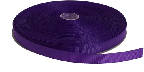Vista 14 de Cinta de grogrén sólido de 100 yardas cada rollo, 100% poliéster (1/4", beige)