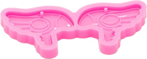 Vista 5 de Angel Wings Bonitos moldes de cabeza de pájaro, moldes de resina, molde de silicona para llavero, molde de silicona brillante para bricolaje, dijes