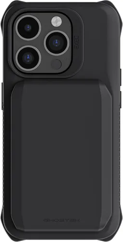 Vista 12 de Ghostek Exec - Funda tipo cartera para Galaxy Z Fold 4 con soporte magnético para tarjetas de crédito, protección de bisagra, carga inalámbrica