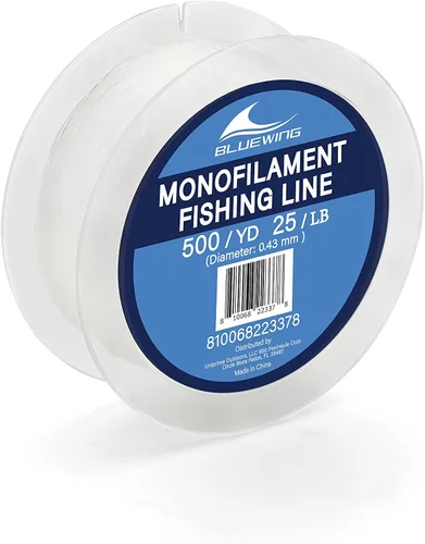 Vista 28 de BLUEWING Sedal de pesca monofilamento 6,8,10,12,15,20,25,30,40,50,60,80,100,130,250,300,400 libras, 50,100,500,1000,3000 yardas, hilo de pescar mono