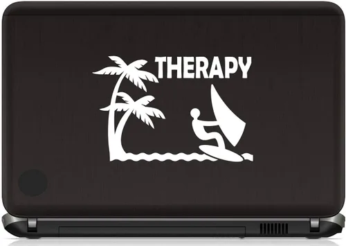Vista 4 de Windsurfing Decal Sticker for Car Window 7.0 Inch BG 351A