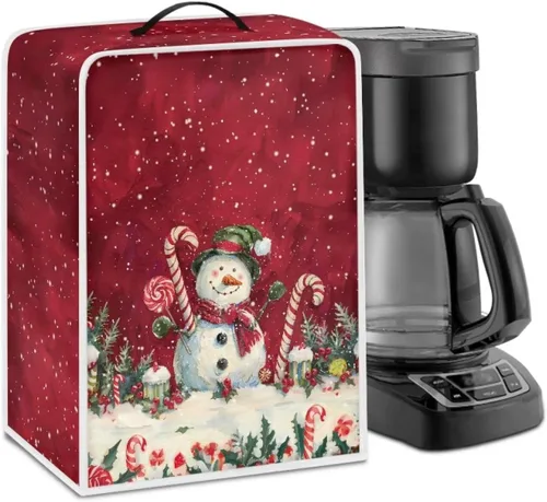 Vista 44 de Cubiertas antipolvo para máquina de café cruzado con bandera estadounidense, para mezclador, máquina de jugo, mantiene la cocina y la oficina