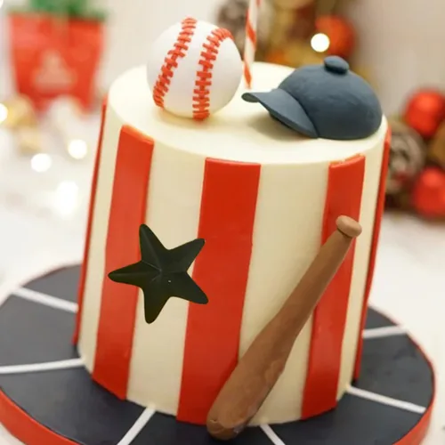 Vista 7 de Moldes de silicona para béisbol, bate de béisbol, guante Estilo a