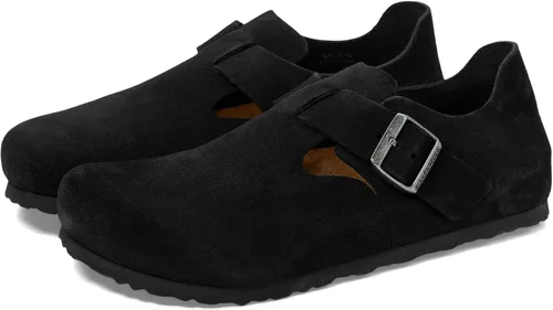 Vista 4 de Birkenstock Zuecos London para hombre Cuero engrasado negro 1