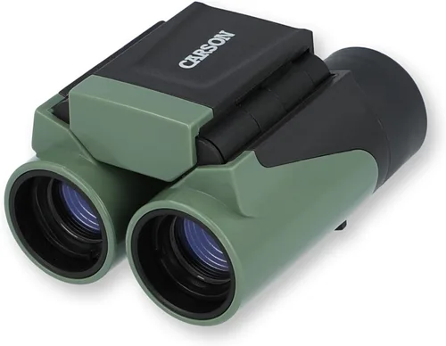 Vista 2 de Carson Wild Cat Series - Prismáticos sin enfoque de 0.276 x 0.709 in para niños, binoculares educativos para niños a partir de 5 años, regalo al