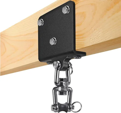 Vista 12 de Kipika Colgador de pared para bolsa pesada, soporte giratorio para bolsa de boxeo resistente para gimnasio en casa, longitud ajustable para bolsa
