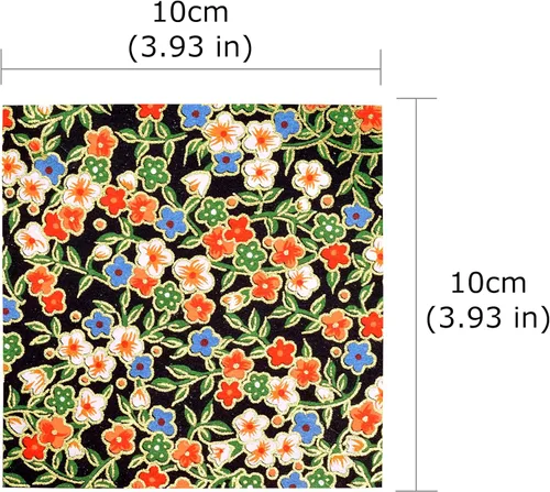 Vista 2 de Papel tradicional japonés Mino Washi Chiyogami Washi, colorido papel de origami Yuzen, diseño surtido, 3.93 en 40 hojas
