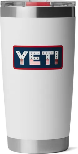 Vista 18 de YETI Rambler - Vaso de acero inoxidable con aislamiento al vacío de 20 onzas con tapa MagSlider Todo acero inoxidable