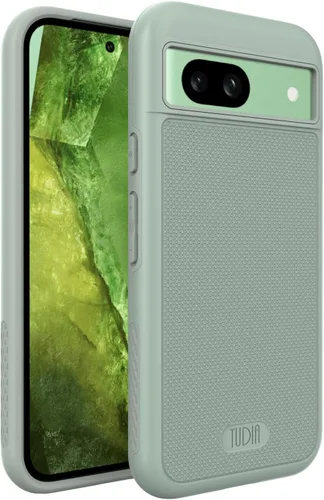 Vista 22 de TUDIA MergeGrip [Compatible con Magsafe] Funda para Google Pixel 7a 2023, [Probada contra caídas de grado militar] Borde elevado para protección