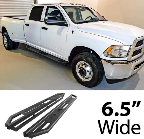 Vista 2 de HD Ridez Estribos iArmor para Ram 1500 2500 3500 Crew Cab 09-26 Negro