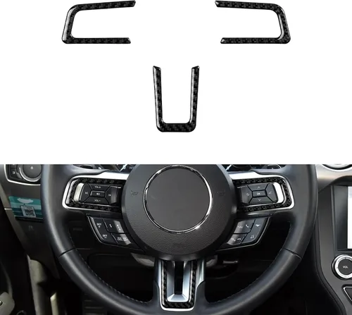 Vista 11 de Adhesivo de vinilo de fibra de carbono para panel de marco de engranajes para Ford Mustang 2015, 2016, 2017, 2018, 2019, 2020, 2021, 2022, 2023