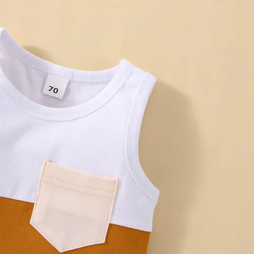 Vista 4 de Lanqiuer Conjunto de ropa para bebé niño pequeño, camisa de manga corta, pantalones cortos, conjunto de verano para niños, 2 piezas, trajes casuales