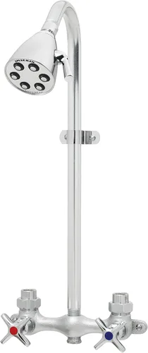 Vista 2 de SPEAKMAN SC-1220-1-AF Commander - Ducha industrial expuesta con asas cruzadas, cromo pulido