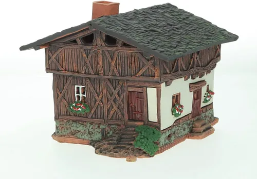 Vista 4 de Cerámica Arte Tealight Candelabro Decoración de la habitación Hecho a mano Coleccionable Miniatura Aroma Luz Casa Antigua en St. Ulrich, Tirol