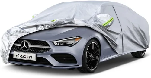 Vista 24 de Kaugung Funda para Coche de Ajuste Personalizado BMW Serie 3 E30 (1982-1994), 7 Capas Resistente al Viento Todo Clima Impermeable Cubierta Exterior