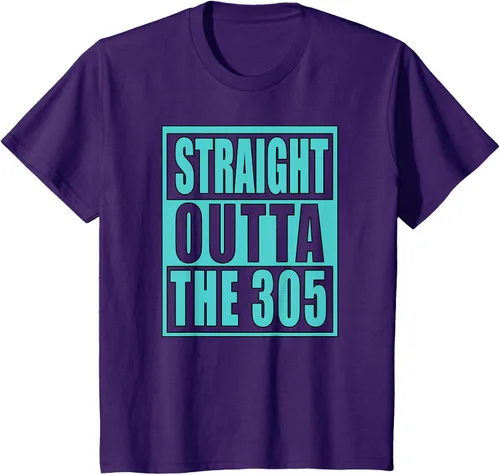 Vista 20 de Miami Straight Outta The 305 Funny South Florida Fan - Camiseta