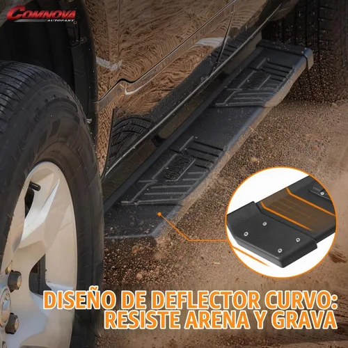 Vista 5 de COMNOVA AUTOPART Estribos de aluminio compatibles con Honda Ridgeline 2006-2014. Estribos laterales Ridgeline de 6.5 pulgadas, barras Nerf escalones