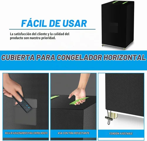 Vista 3 de Mini cubierta para congelador de pecho, protector de congelador