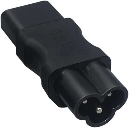 Vista 6 de Adaptador C6 a C13 Compatible con laptops, impresoras, monitores Convertidor de corriente CA de 10 A 250 V
