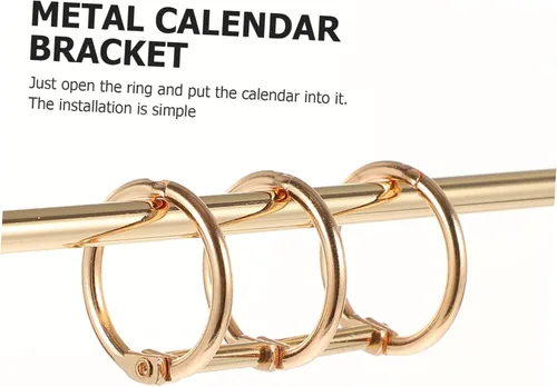 Vista 3 de STOBOK Soporte de calendario de escritorio de 3 piezas, soporte de mesa moderno
