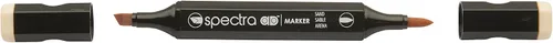Vista 9 de AD Marker Chartpak Spectra, Tri-Nib y cepillo de doble punta, antiguo, 1 cada uno (S069AD)