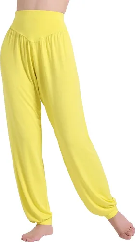 Vista 3 de Marca Hoerev pantalones de modal y elastano súper suave para yoga y pilates.