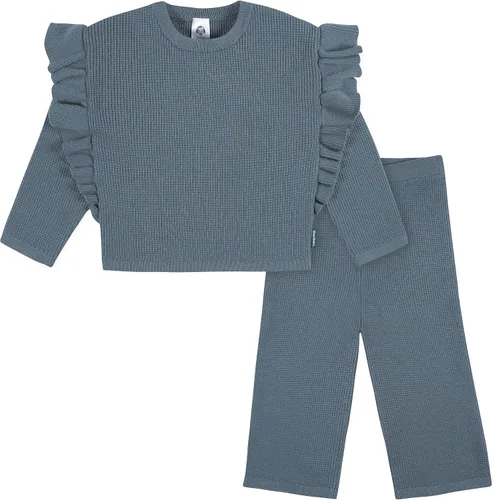 Vista 8 de Gerber Conjunto de suéter de punto y pantalón corto para niñas pequeñas Lavanda