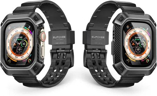Vista 8 de SUPCASE Funda para Apple Watch Ultra con correa (Unicorn Beetle Pro), [2 protectores de pantalla] [protección contra caídas de grado militar] Funda
