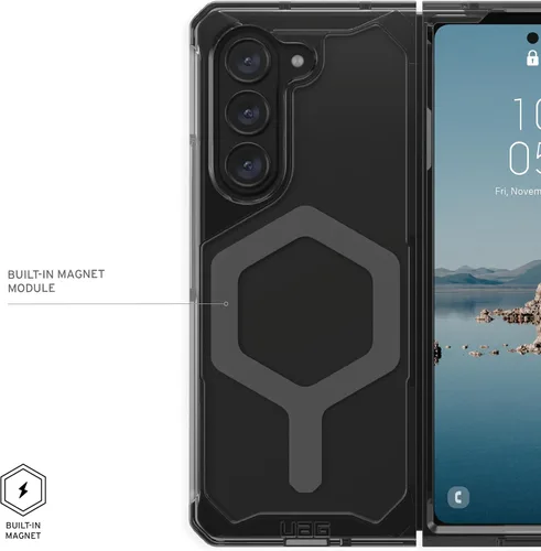 Vista 8 de URBAN ARMOR GEAR [Versión actualizada] Funda UAG para Samsung Galaxy Z Fold 5 2023 Plyo Pro Ash/Space Grey, resistente y antiamarilleamiento