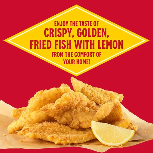 Vista 4 de Louisiana Fish Fry New Orleans Style Seafood Breading Mix, 10 onzas