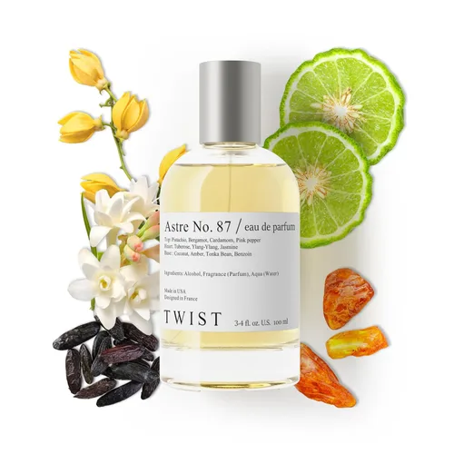 Vista 121 de Twist - Addicted No. 3 - Eau De Parfum inspirado en Y. Black Opium, Perfume de larga duración para mujer, Ámbar y Vainilla, Vegano, Ingredientes