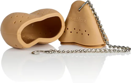 Vista 2 de El Infusor de Té, Divertida Regalo Broma para Adultos, Novedad, Calcetín Relleno para Hombres y Mujeres, Beige