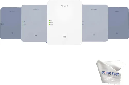 Vista 9 de GTW - Paquete de base de sistema multicelda IP DECT W90DM con paño de microfibra Administrador de Dect W90