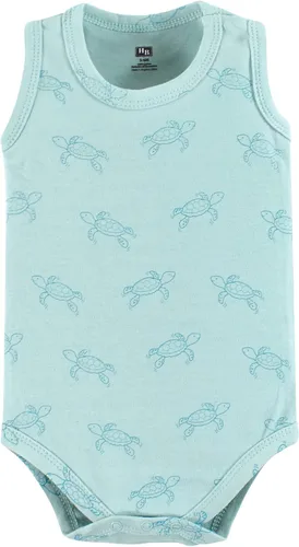 Vista 4 de Hudson Baby Mamelucos unisex, sin mangas y de algodón, para bebé