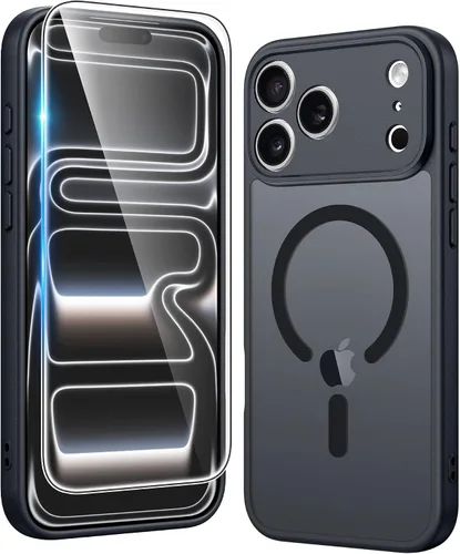Vista 271 de FNTCASE para iPhone Air Case Clear: Fundas magnéticas para teléfono con protector de pantalla a prueba de caídas, compatibles con Magsafe, delgadas