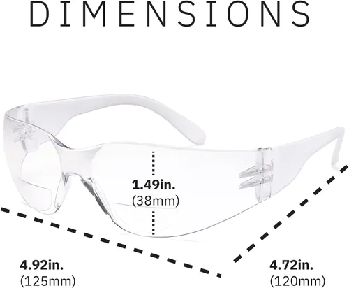 Vista 2 de Gafas de Seguridad de Lectura Bifocales Gamma Ray