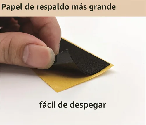 Vista 4 de Cinta de agarre de espuma para diapasón, cinta antiderrapante para monopatín de dedo 40mmX110mm (8 piezas negras 4 piezas blancas)