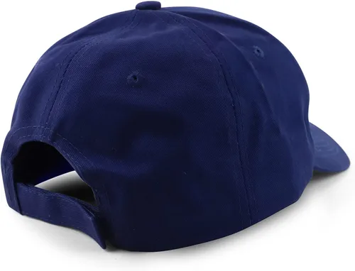 Vista 3 de Gorra de béisbol de algodón cepillado suave de gran tamaño 2XL
