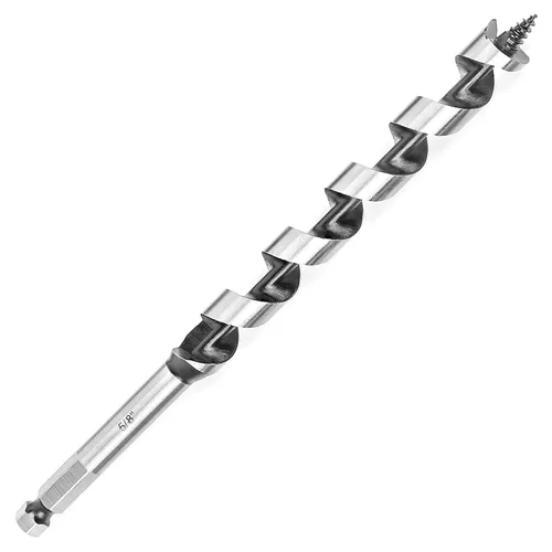 Vista 21 de Broca de taladro de 1-1/2 pulgadas x 9 pulgadas para madera, vástago hexagonal de 1-1/2 pulgadas, broca larga para madera suave y dura, plástico