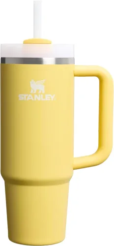 Vista 176 de STANLEY Quencher H2.0 Vaso Térmico con asa y pajilla, 64 onzas, tapa Flowstate de 3 posiciones, gran capacidad para viajes y deportes, vaso de acero
