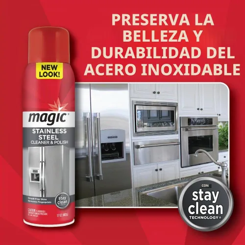 Vista 3 de Homax Grupo 1860 17 onzas. Acero inoxidable mágico aerosol spray., 3062