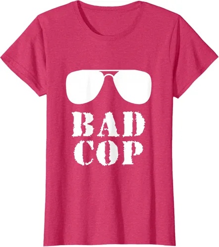 Vista 12 de Bad Cop Funny Police - Camiseta a juego para padre e hijo, Negro, S