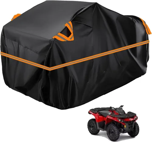 Vista 9 de Cubierta para ATV impermeable compatible con Arctic Cat H1 EFI TRV Cruiser 4x4 2011, cubierta de 210D para vehículos de 4 ruedas, cubierta para quad